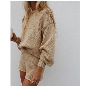 Zulu u0026 Zephyr | Sweaters | Zulu Zephyr Relaxed Knitted Beach Sweater Short  In Periwinkle Blue Size | Poshmark